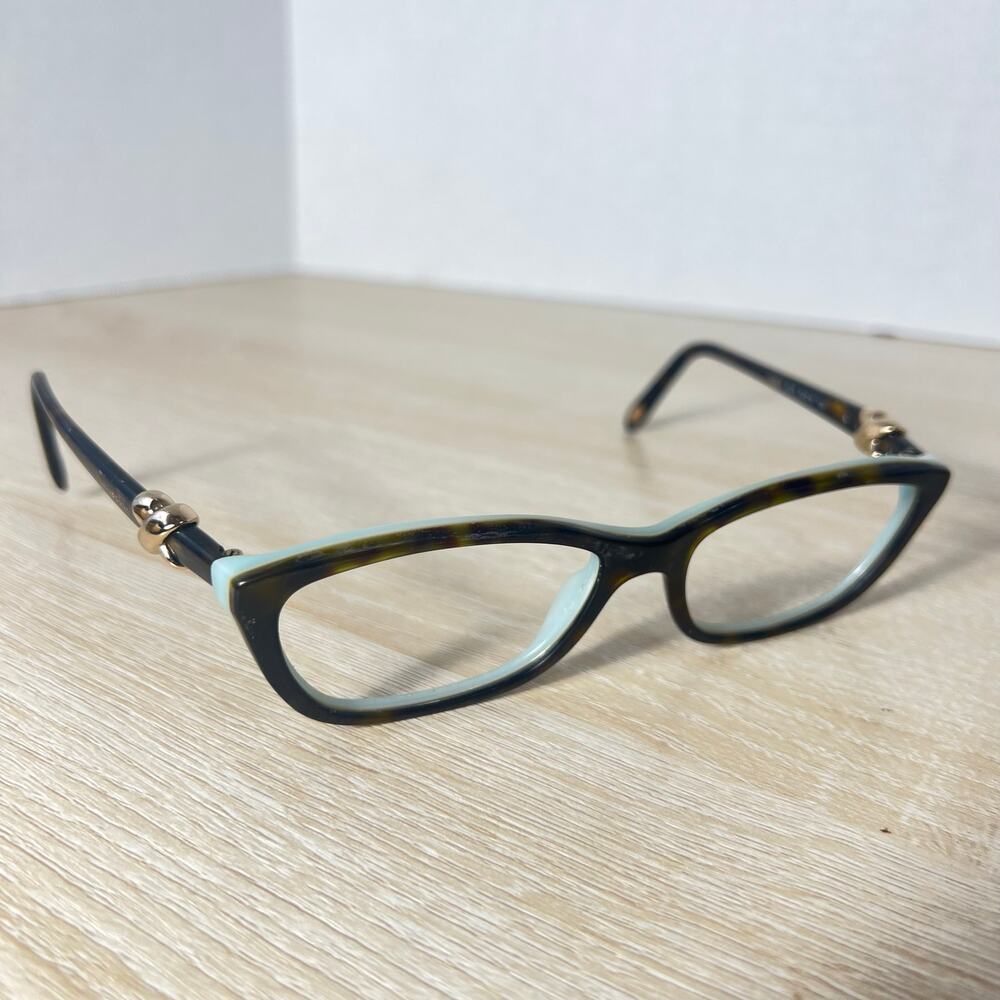 Tiffany & Co. TF2074 8216 Eyeglasses PARTS ONLY Tortoise Shell 52-16-135
